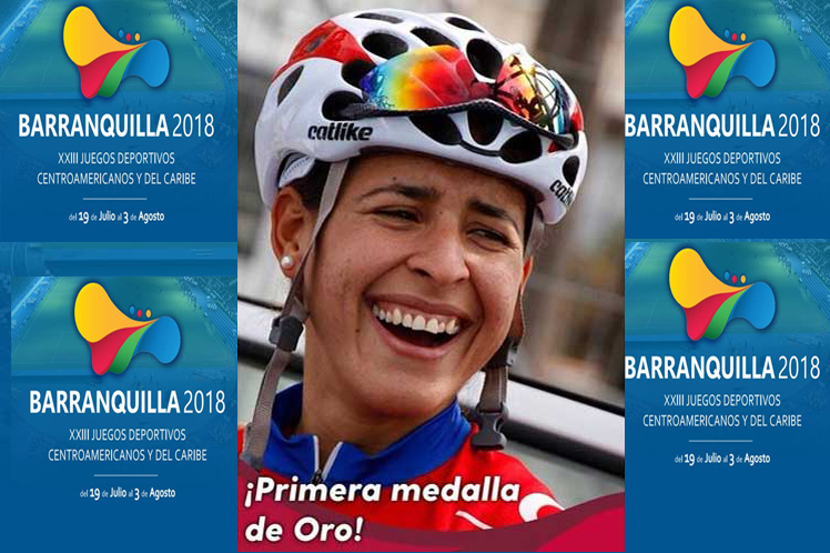 Arlenis Sierra se convirtió en la primera medallista de los Juegos Centroamericanos y del Caribe Barranquilla 2018