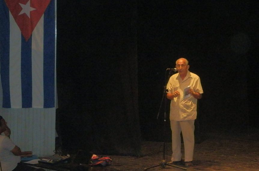 Daniel Rodríguez  Verdecia, presidente de la cátedra del patriota insigne // Foto Lilian Salvat