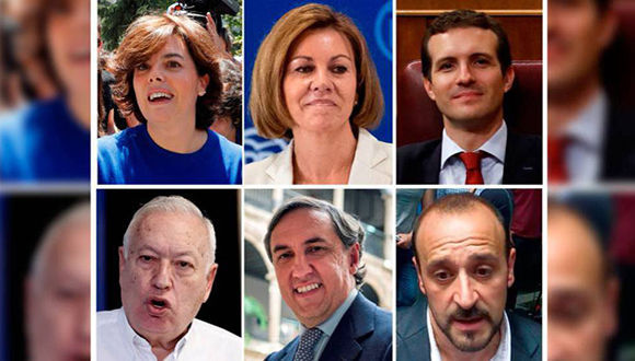 Candidatos del PP. Foto: El País.
