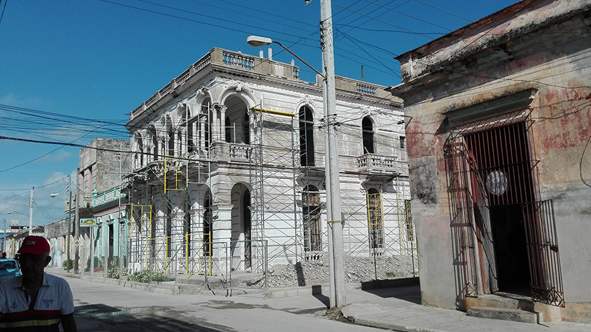 El Palacio de Pioneros entre las obras que serán reconstruidas // Foto Marlene Herrera