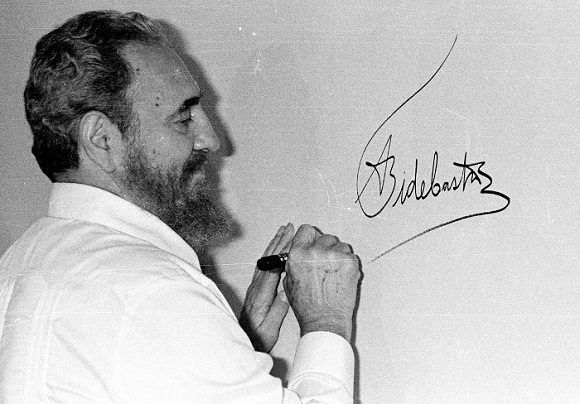 El líder de la Revolución Cubana Fidel Alejandro Castro Ruz Foto: Liborio Noval