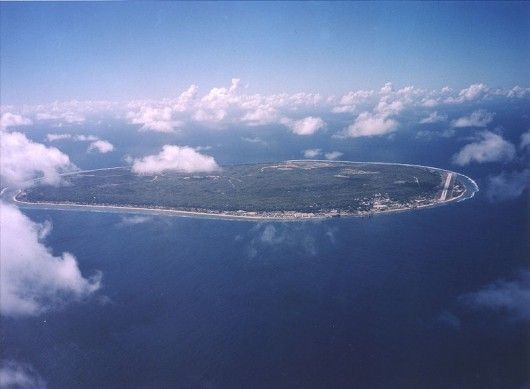 Nauru es una pequeña isla del Pacífico Central.