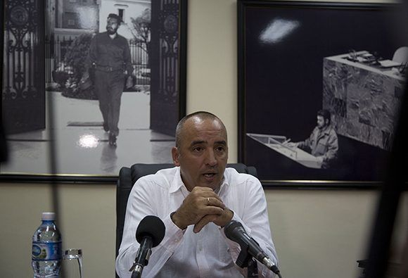 Ernesto Soberón, director de Asuntos Consulares y Cubanos Residentes en el Exterior (DACCRE). Foto: Ismael Francisco/ Cubadebate.
