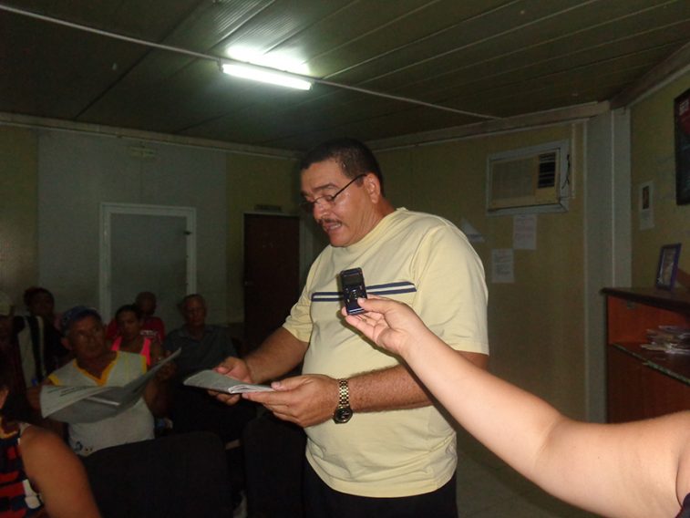 Fabio Fonseca Pérez: mi intervención va en función de estar conscientes de lo que la constitución está poniendo en nuestras manos // Foto Marlene Herrera