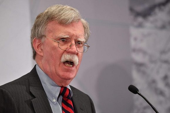 El asesor de Seguridad Nacional de EEUU, John Bolton. Foto: Mandel Ngnan/ AFP.