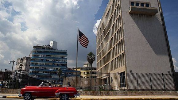 Embajada de los Estados Unidos en Cuba. Foto: EFE.