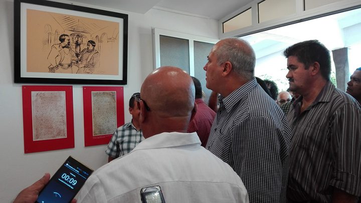 Reapertura del Museo del Monumento Nacional La Demajagua, altar sagrado de la Patria, con la presencia de Alpidio Alonso Grau, Ministro de Cultura // Foto Marlene Herrera