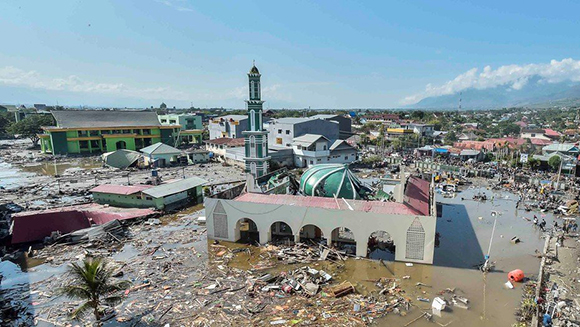 Secuelas del terremoto y tsunami en Indonesia. Foto: Reuters.