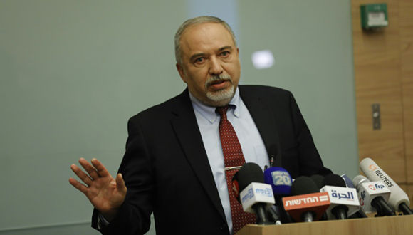 Avigdor Lieberman, exministro de Defensa de Israel. Foto: AFP.