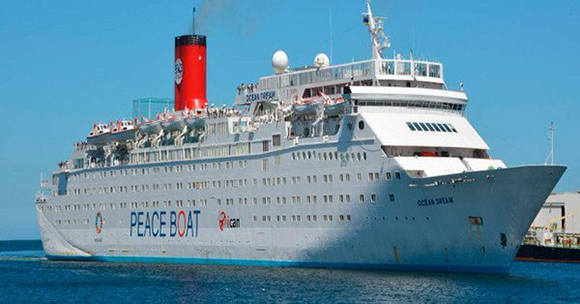 Crucero por la Paz. Foto: @radiorebeldecu/ Twitter.