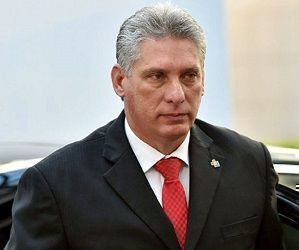 El presidente de los Consejos de Estado y Ministros de Cuba, Miguel Díaz-Canel Bermúdez. Foto: Archivo.