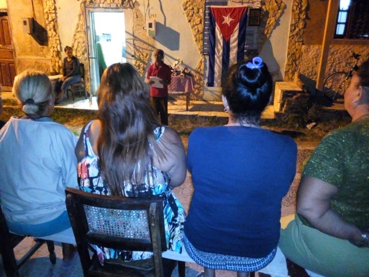 Rendición de cuentas del delegado a sus electores // Foto Eliexer Peláez