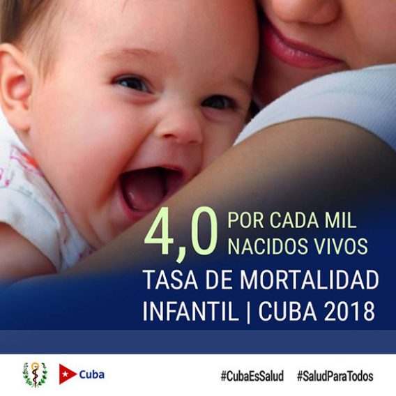 Cuba alcanza por segundo año consecutivo tasa de mortalidad infantil más baja de su historia. Foto: Minsap.
