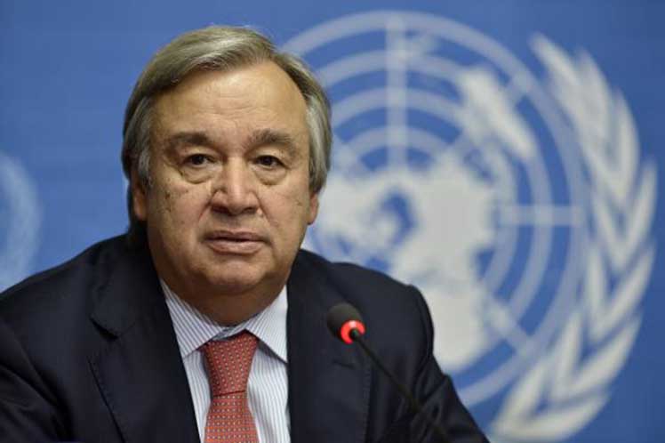 António Guterres, secretario general de la ONU.  Foto: PL