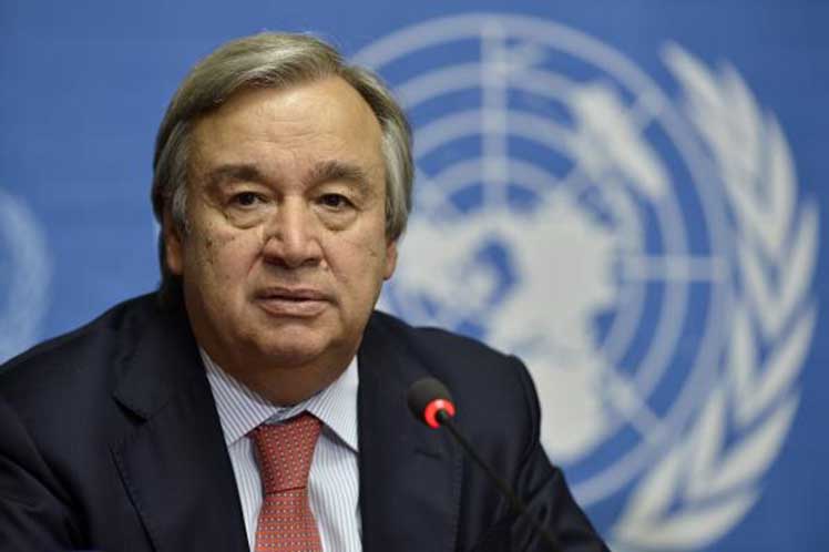 António Guterres, secretario general de la ONU. Foto: PL