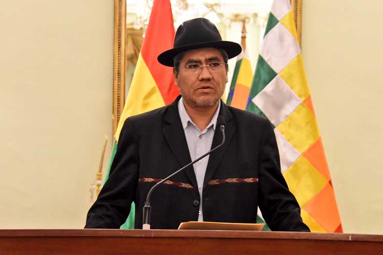 Diego Pary, ministro de Relaciones Exteriores de Bolivia Foto: PL