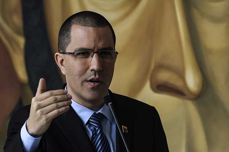 Canciller de Venezuela, Jorge Arreaza Foto: PL