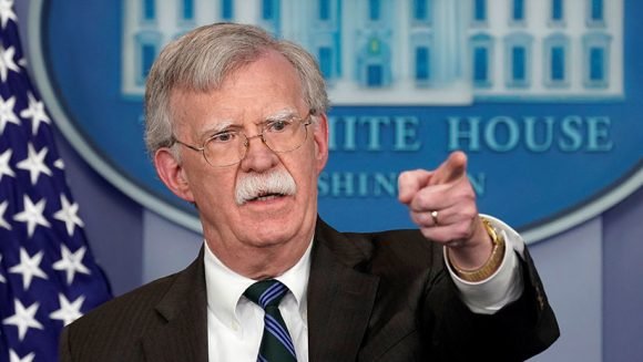 El asesor de Seguridad del Gobierno de EE.UU. y la Casa Blanca, John Bolton.
Foto: Kevin Lamarque/ Reuters.