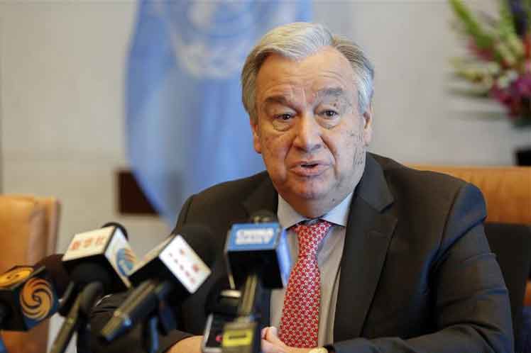 El secretario general de la ONU asistirá al segundo Foro de la Franja y la Ruta en Beijing este jueves Foto: Prensa Latina
