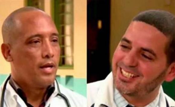 Los dos colaboradores cubanos de la salud que prestan sus servicios en el condado de Mandera, República de Kenya, y fueron secuestrados el 12 de abril de 2019. Foto: Cubadebate