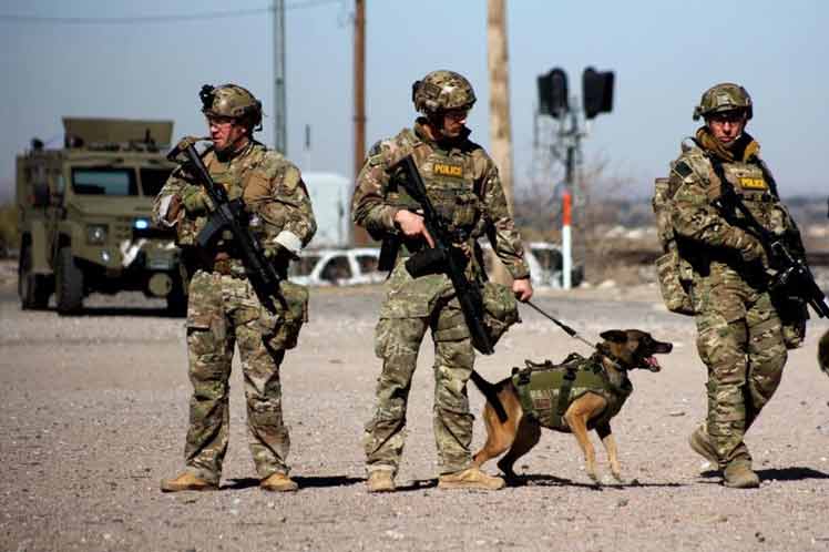 Apoyo de fuerzas militares a políticas migratorias de presidente Donald Trump Foto: Prensa Latina