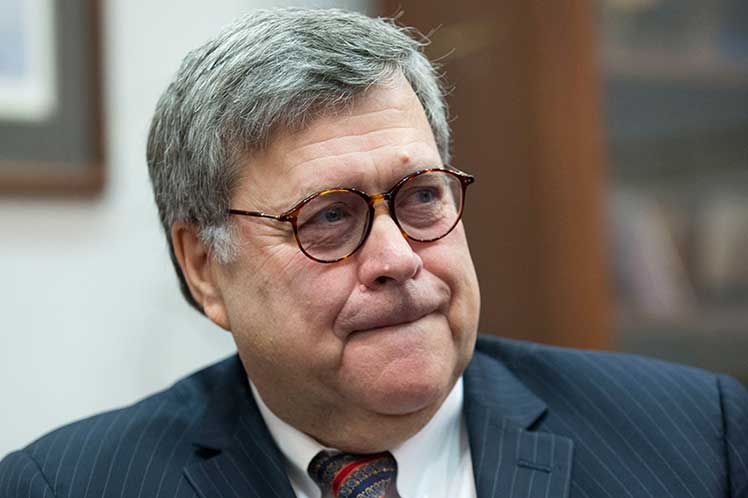 Fiscal general de EE.UU, William Barr