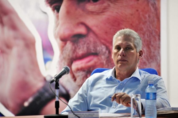 Miguel Díaz-Canel Bermúdez, Presidente de los Consejos de Estado y de Ministros. Foto: Omara García/ACN.