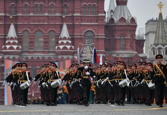 La Plaza Roja de Moscú acoge el gran desfile militar en honor al Día de la Victoria en la Gran Guerra Patria. Foto: Alexander Vilf/Sputnik.