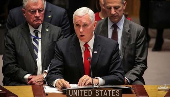 Mike Pence, vicepresidente de Estados Unidos. Foto: Reuters.