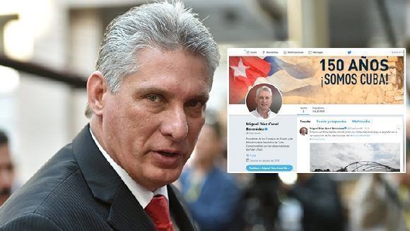 Miguel Díaz-Canel, presidente de los Consejos de Estado y de Ministros.