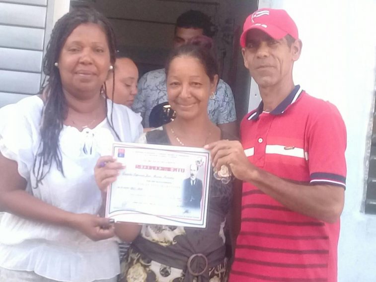 Copndiciónm Colectivo Martiano para escuela especial José María Heredia // Foto Annia Pacheco