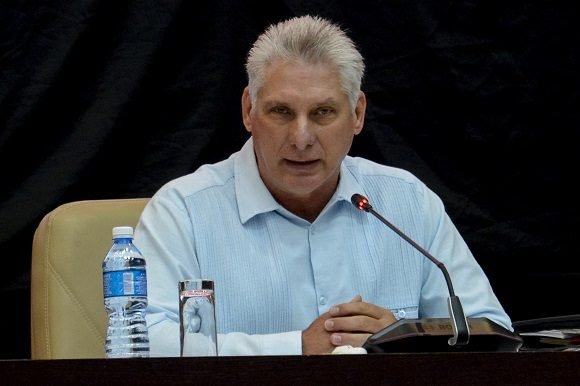 Miguel Díaz-Canel Bermúdez, presidente de los Consejos de Estado y de Ministros. Foto: Ariel Ley Royero/ ACN.