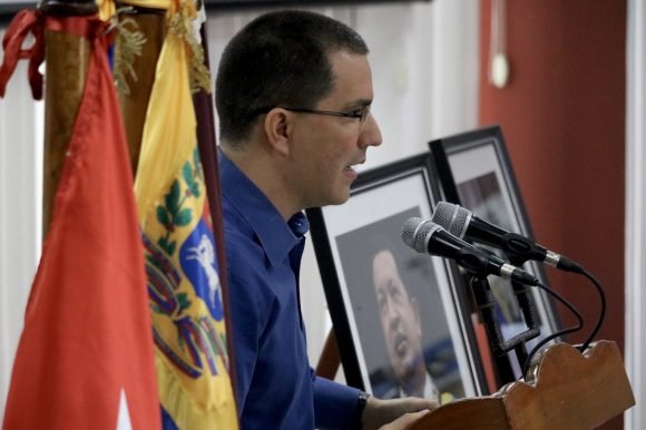 Jorge Arreaza, canciller de Venezuela. Foto: Darío Gabriel Sánchez/Cubadebate.