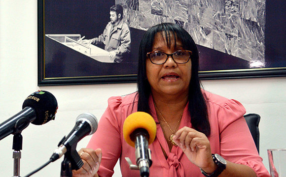 “Cuba está plenamente comprometida con los principios fundacionales de este foro de concertación política de los países del Sur”, declaró la viceministra cubana de Exteriores. Foto: Omara García Mederos/ ACN.