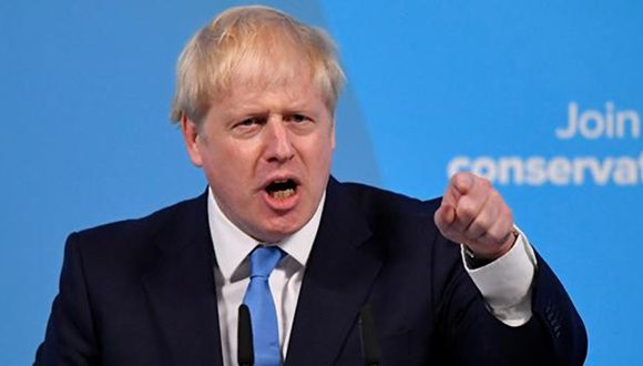 Boris Johnson, tras su elección como nuevo líder de los conservadores británicos. Foto: Reuters.