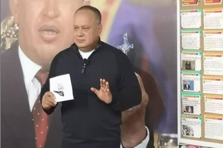 Cabello instó a la militancia revolucionaria a no participar en el juego de la oposición y caer en rumores. // Foto: Prensa Latina