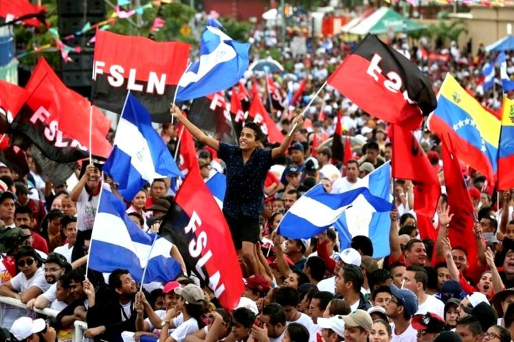Cada año los sandinistas convierten la rememoración del hecho histórico en una gran demostración de empuje y unidad revolucionaria // Foto: Prensa Latina