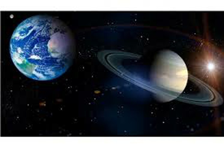 El único planeta con un sistema de anillos visible desde la Tierra saldrá con la puesta del Sol por el lado opuesto del horizonte. // Foto: Prensa Latina