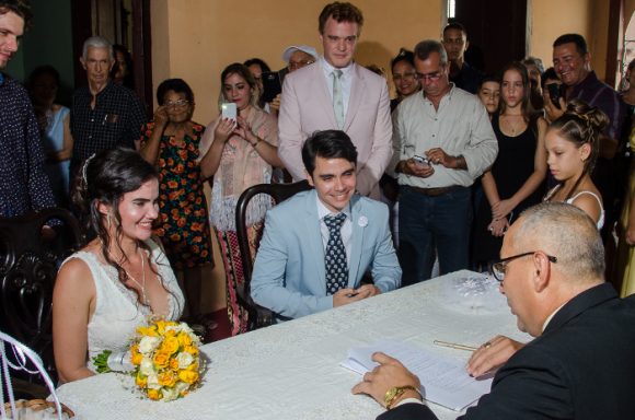 Una boda de película. Fotos: Leandro Pérez Pérez/ Adelante.