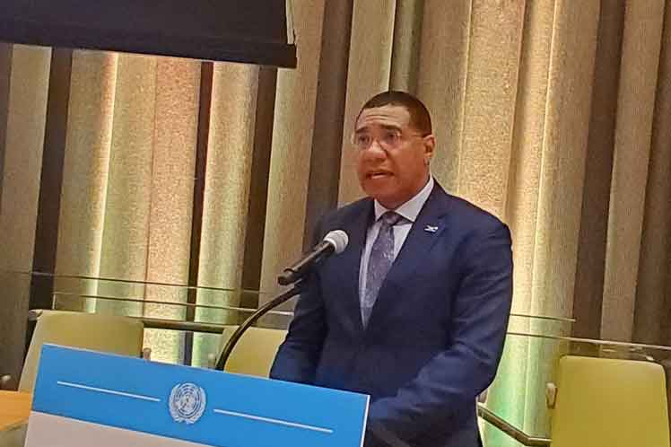 Primer ministro de Jamaica, Andrew Holness // Foto:@AndrewHolnessJM