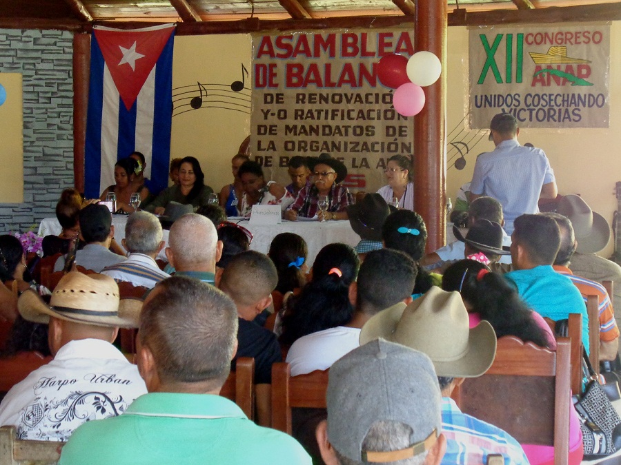 Asamblea XII Congreso de la ANAP de la CCS Frank País // Foto Eliexer Pelaez Pacheco