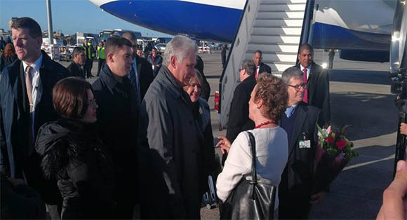 Díaz-Canel concluye su visita a Irlanda. Los dos gobiernos han acordado trabajar en el fortalecimiento de los relaciones bilaterales. Foto: Presidencia Cuba
