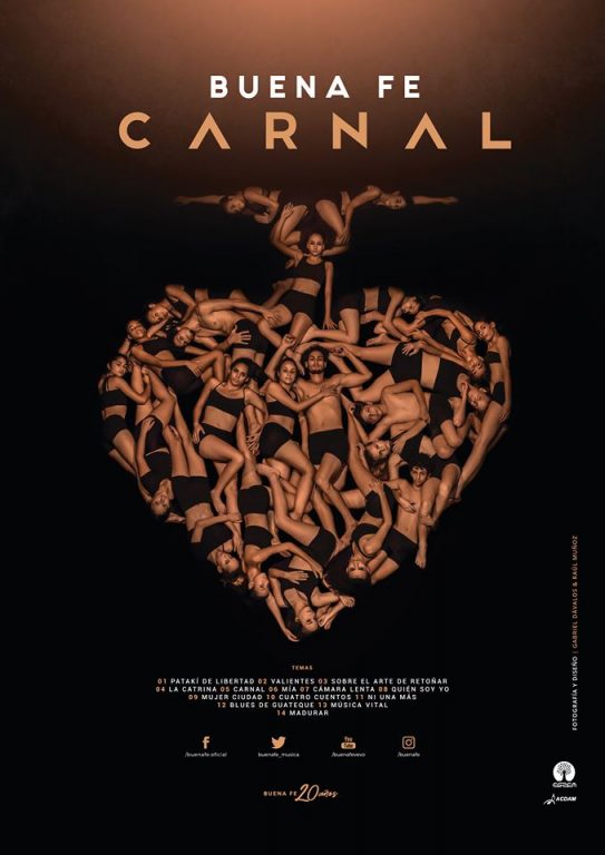 Buena Fe lanzará su dico Carnal y celebra sus 20 años