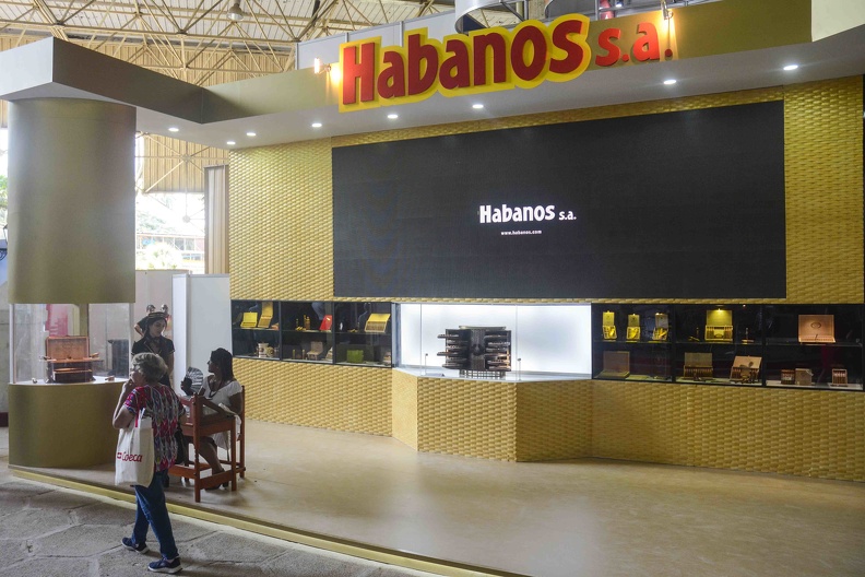 Stand de Habanos S.A. en la XXXVII Feria Internacional de La Habana, FIHAV 2019, en el recinto ferial de Expocuba, en La Habana, el 4 de noviembre de 2019. // Foto: Ariel Ley Royero