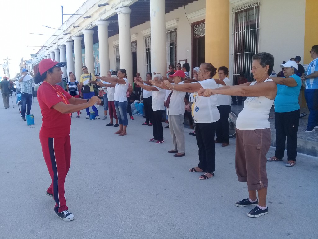 Se presentaron clases a diferentes grupos // Foto Lilian Salvat