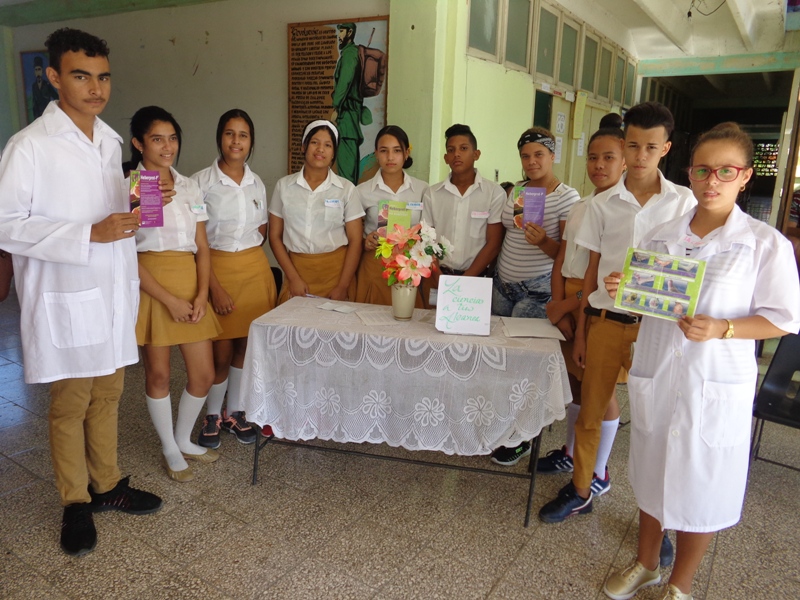 La ciencia a tu alcance, nuevo proyecto educativo para promocionar los resultados investigativos del Centro de Ingeniería Genética y Biotecnología (CIGB) en Manzanillo // Foto Eliexer Pelaez Pacheco