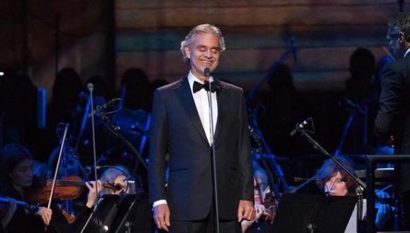 Andrea Bocelli . Foto: Posta.