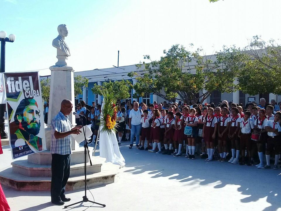 Fidel es paradigma para todos los manzanilleros y cubanos, en quienes dejó su huella permanente de patriotismo y dignidad // Foto Roberto Mesa Matos