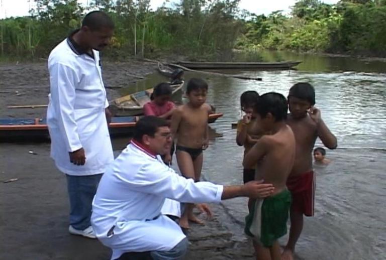 Miembros de la brigada médica cubana en Bolivia. FOTO: Yordanis Rodríguez Laurencio/Cubadebate.