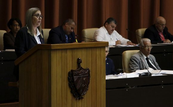Meisi Bolaños Weiss, ministra de Finanzas y Precios. Foto: Abel Padrón Padilla/ Cubadebate.